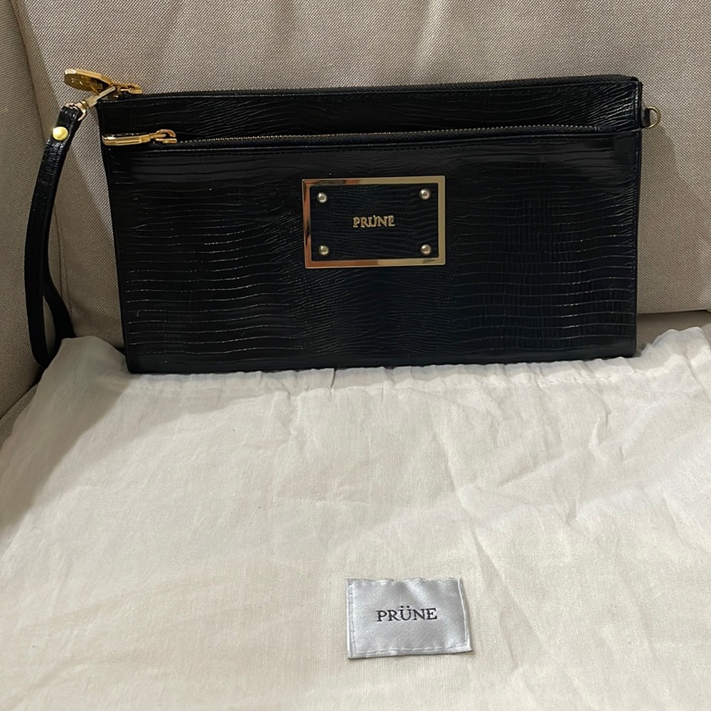 Prune Wristlet Bag